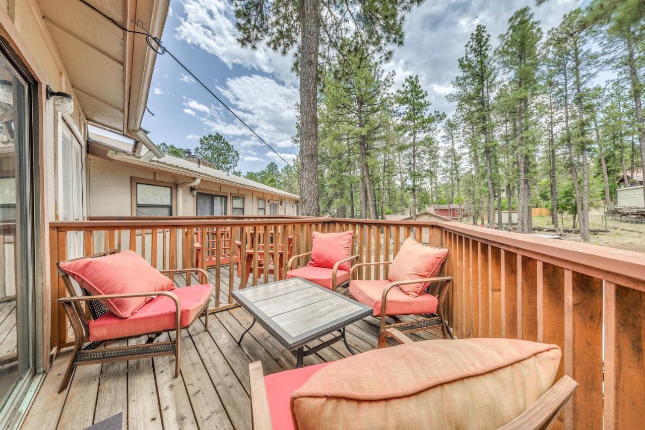 Ruidoso Home With Balcony About 16 Mi To Ski Apache! מראה חיצוני תמונה